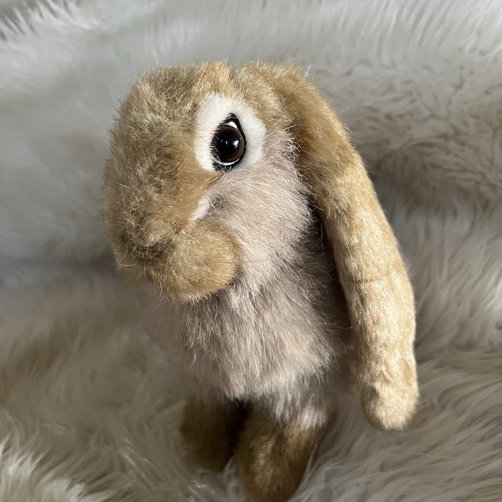 1989 Realistic Applause Remarkable Rabbit Item 20570 Mozart Bunny Tan Bead Eyes‎